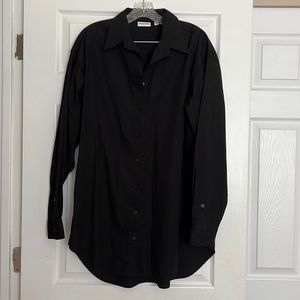 Aritzia Sunday Best Black Future Button Down Shirt M